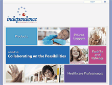 Tablet Screenshot of independencepharma.com